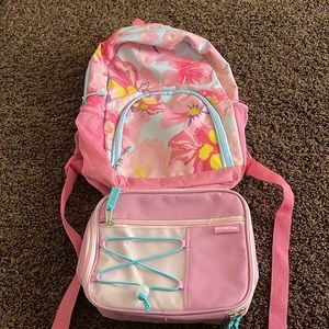 Backpack and Lunch bag